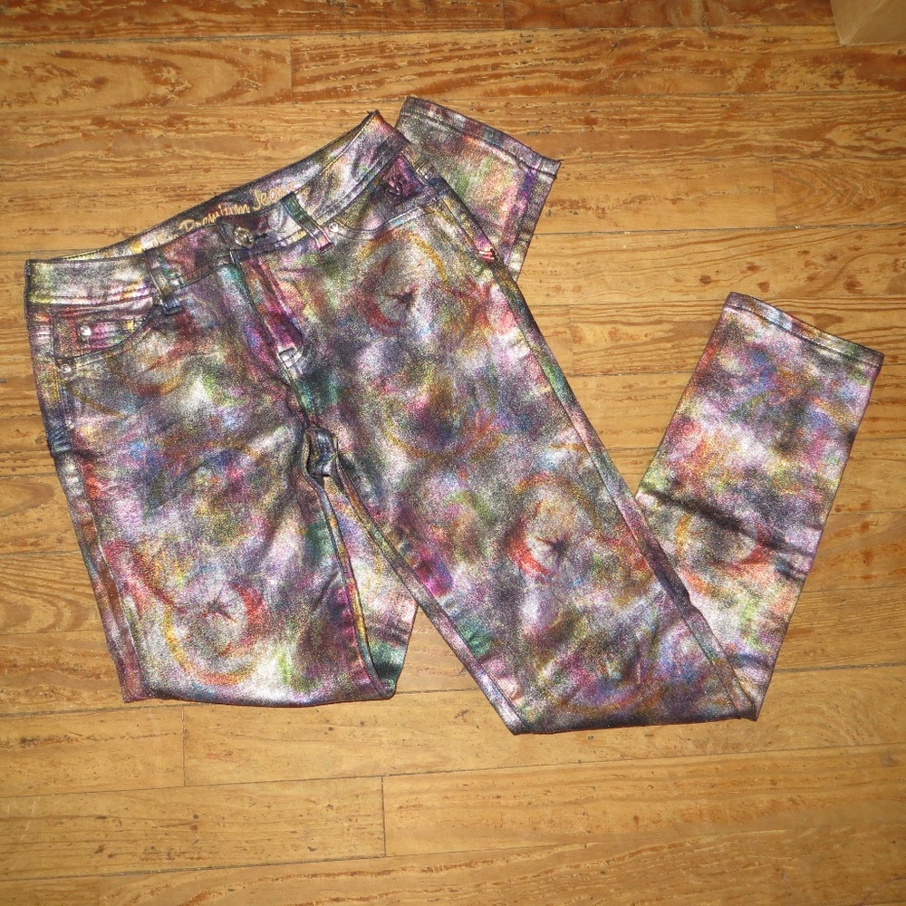 Super Skinny Metallic Justice Jeans